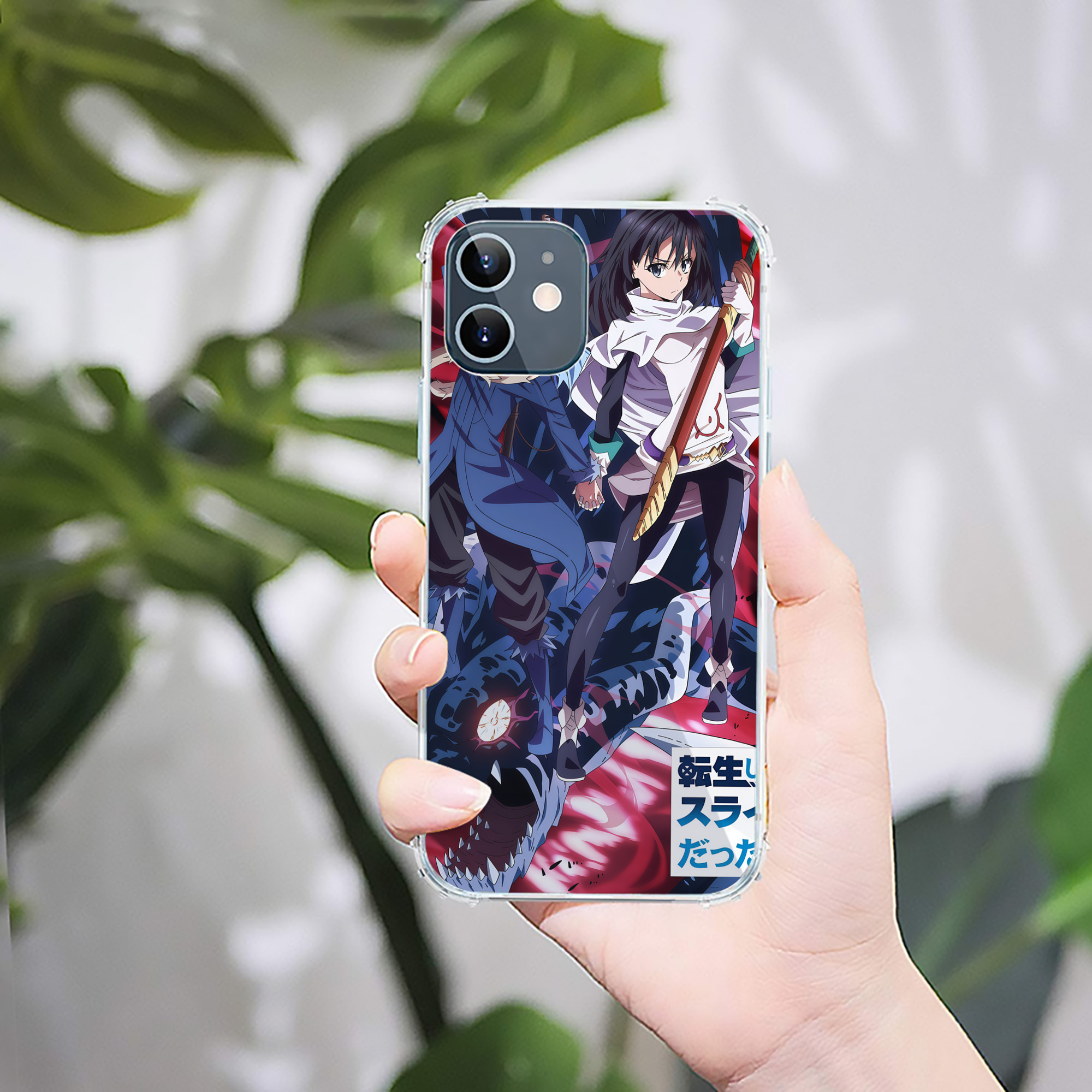 （画像用） 転スラ Regarding Reincarnated to Slime 【iPhone 12シリーズ対応】透明スマホケース（クリアソフトケース）